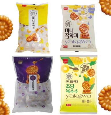 SPC SAMLIP Korean Traditional Honey Cookies, Sweet Teafood Yakgwa (6 Options)