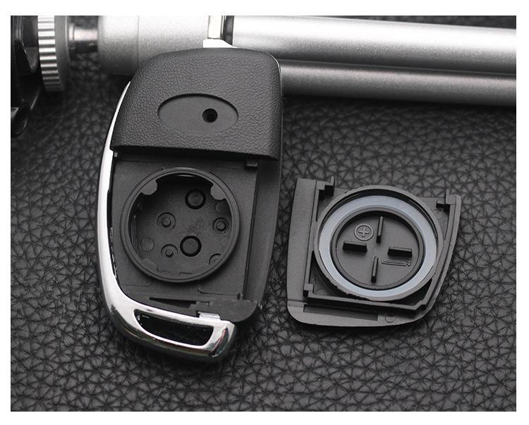 Modern Kia Key Shell for Tucson, New Santa Fe, Elantra, Langdong, IX25 - Remote Control Replacement