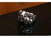 Jianjie Europäisch-Amerikanischer Totenkopfring: Dominanter Herren Retro Geisterkopf Schmuck