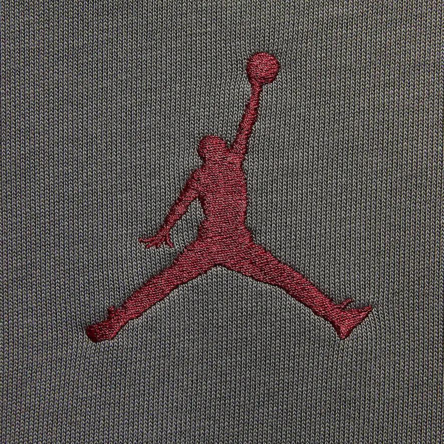 Jordan Oversized Casual Solid Color Comfortable Skin-Friendly Soft Short Sleeve T-Shirt Men Tops Light-Gray IH0833029