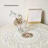 European Retro French Lace Embroidered Table Mat and Coaster Set - Home & Photo Decor