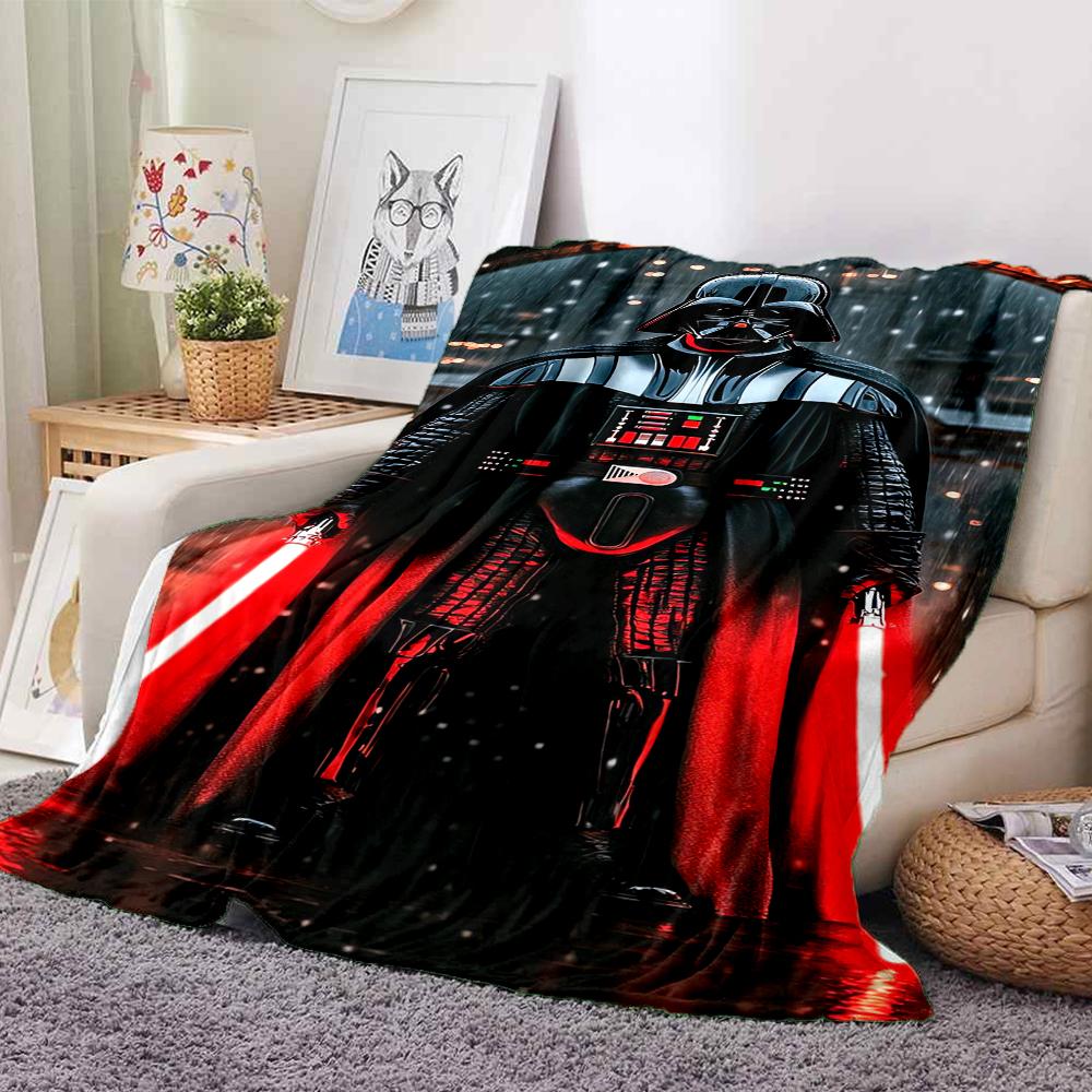 1Pc Dark Side Warrior Blanket Soft And Comfortable Casual Warm Camping Travel Christmas Halloween Xmas Gift M924199