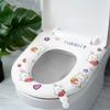 Waterproof Printed Toilet Seat Cushion All Year Round Universal Household EVA Silicone Foam Toilet Seat Cover
