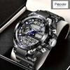 Reloj de Pulsera Militar Digital para Hombre de Acero LED Cuarzo Reloj Deportivo Hombre Relojes Grandes Hombre Relogios Masculino