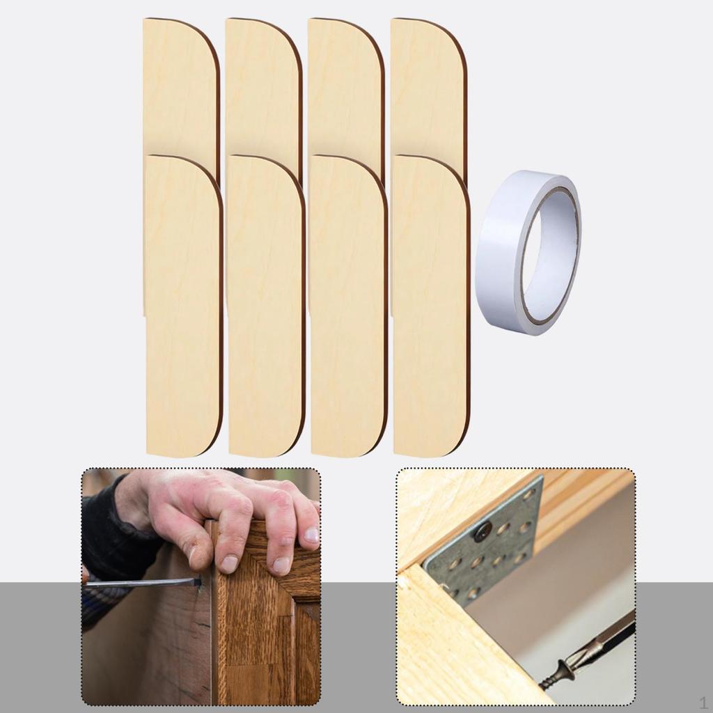 Cabinet Door Blank Hole Cover Plate Repair Parts Panel Fixing Attachment Professional High