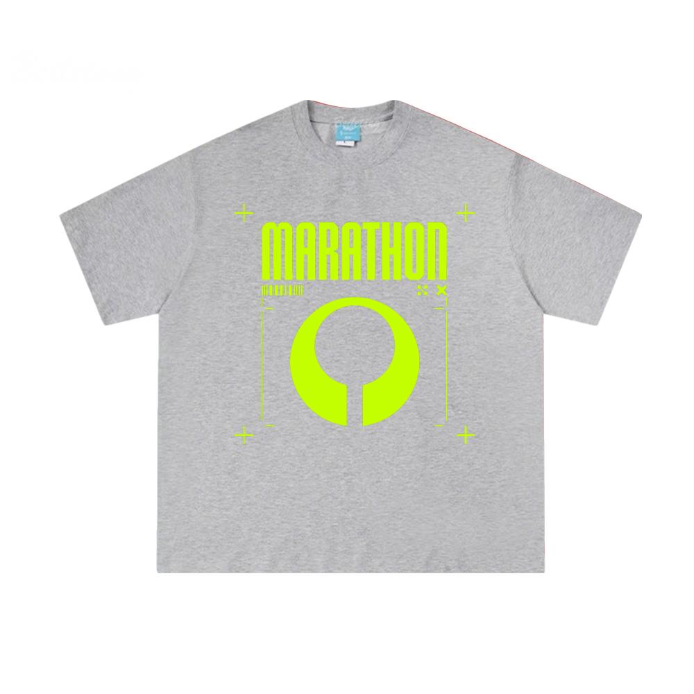 Marathon Shooting Game T-Shirt Men Women 100%Cotton 2026 Summer Game Customize Print Children Unisex Oversized Shirts