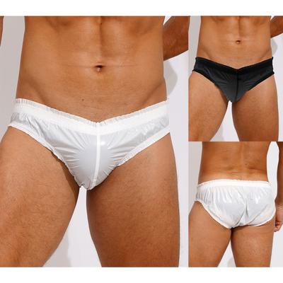 Men's Swimming Trunks Briefs Low Waist Elastic Beach Shorts Boxers Underwear