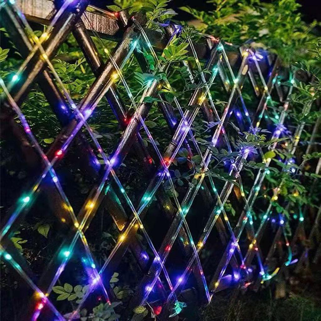 Solar LED Tube Lights Decorative String Lights Outdoor Garden Landscape Lighting Festive Party