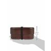 HAKOYA Jumbo Oval Lunch Box, Red Wood Grain, 50555