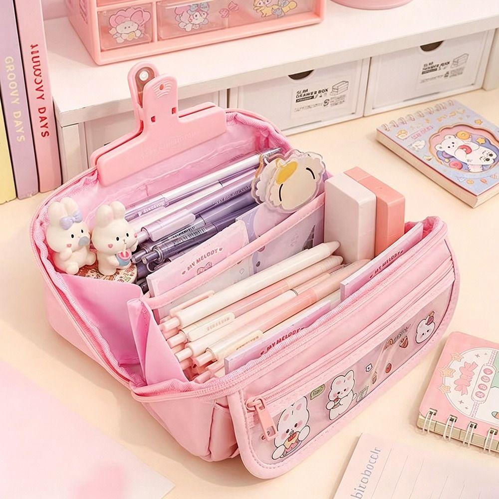 9-Layer Pen Bag Cartoon Stationery Bag New Pencil Case  Students
