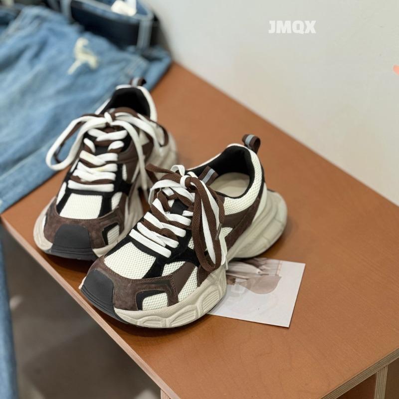 Thick-soled lightweight non-slip dad shoes women's new autumn women's shoes children's soft soles are not tired and versatile