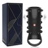 HESEKS Vibrating Penis Cock Ring Penis Ring Vibrator Delay Ejaculation Testicles G Spot Stimulate Sex Toys for Men Couples 18+