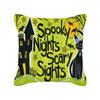 Halloween cartoon pumpkin moon bat house decoration pattern pillowcase bedroom living room sofa cinema car garden pillowcase