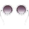 Classic Daisy Round Sunglasses Classy Women/Men Mirror Sun Glasses UV400