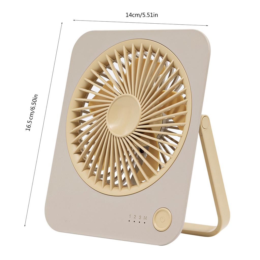 Desktop Fan Lightweight Cooling Fan Table Fan Convenient USB Fan Electric Fan Powerful Desk Fan for Dormitory Office