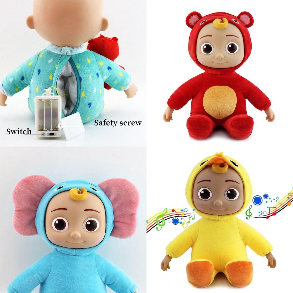 Cocomelon Singing Jojo Cross Dressing Musical Plush Toy