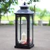 European Style Wrought Iron Hurricane Candle Lantern for Weddings and Home Decor