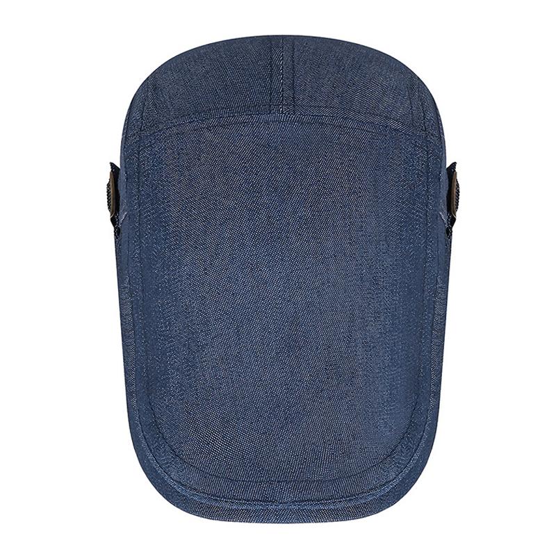 Denim Hat Young Peaked Cap Men Duck Tongue Forward Cap Spring Autumn Beret