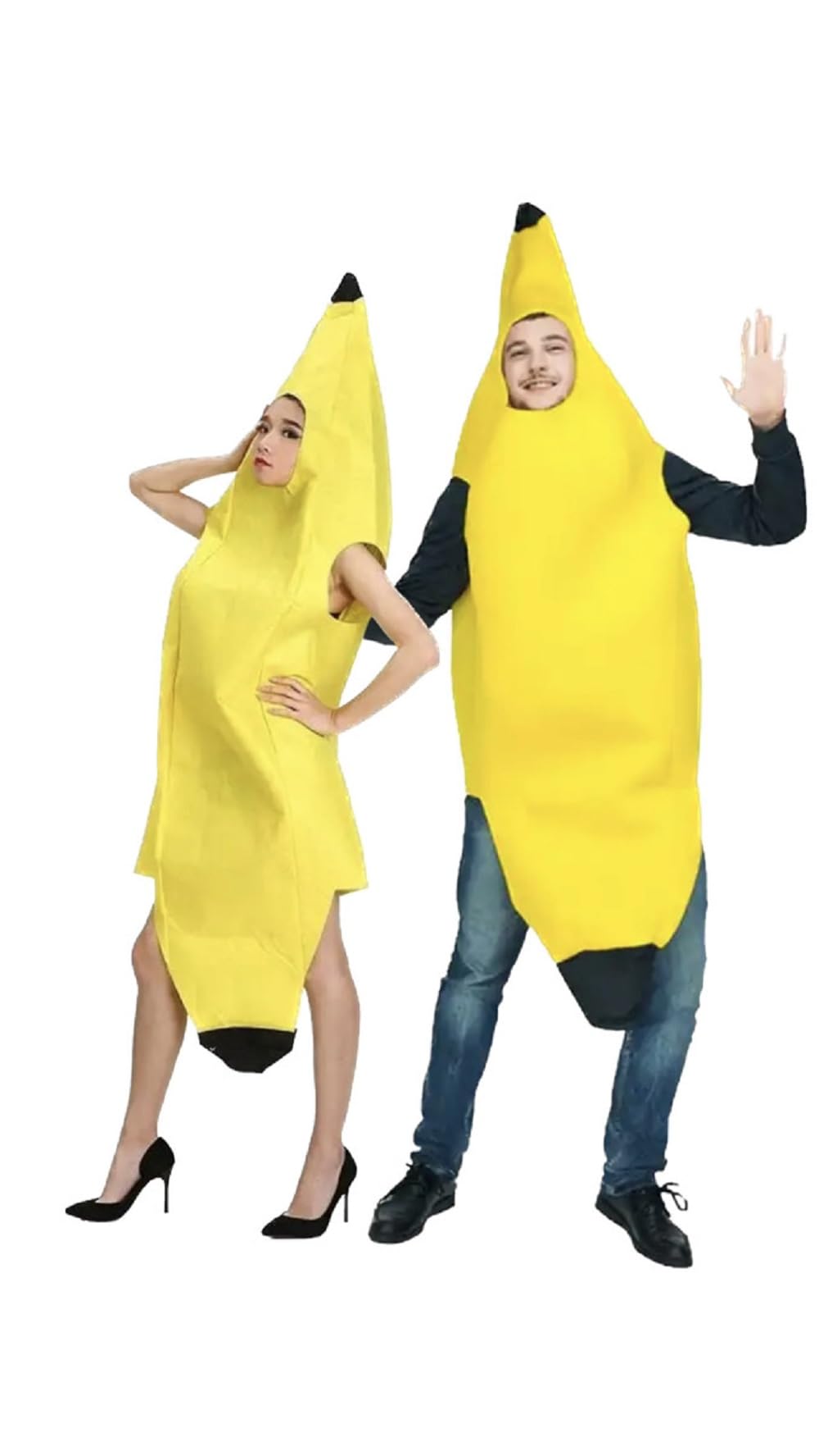 

Костюм Банана для косплея для мужчин, женщин и детей, Маскарадный костюм на все тело, Смешной костюм на Хэллоуин для взрослых, Желтый, Унисекс, Размеры L, M и S (L)