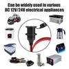 DC12V 24V Cigarette Lighter Socket Plug Car Motorcycle Truck Bus Cigarette Lighter Socket Charger Cable Connector Adapter