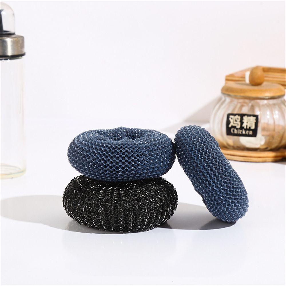 Ball Cleaning Kitchen Brush Cleaner Automatic Liquid Adding Soap Dispensing Palm Brush Push-type