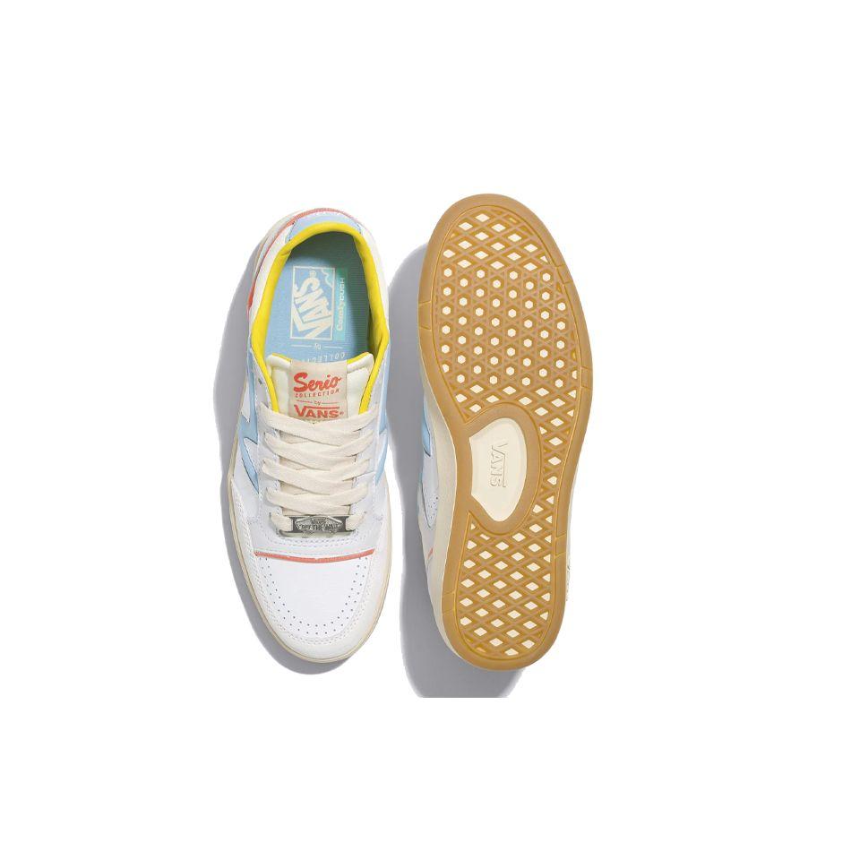 Vans Kolekce Lowland CC JMP Serio - Multi-Color Sky Blue Unisex tenisky Krémové Multi-Sky-Blue Yellow VN0A5KYF1RC