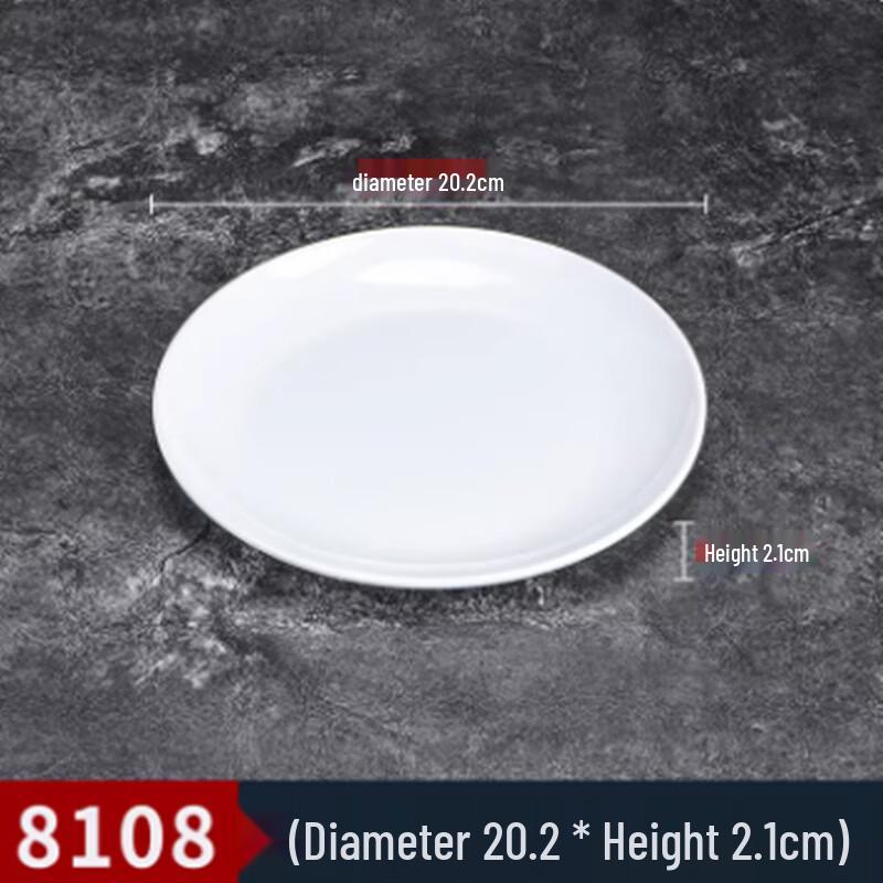 Commercial Melamine Round Serving Plate
