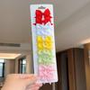 10Pcs/Set Colorful Grosgrain Ribbon Bow Hair Clip Girls Lovely Cheer Bowknot Hairpin Barrettes Headwear Baby Hair Accessories