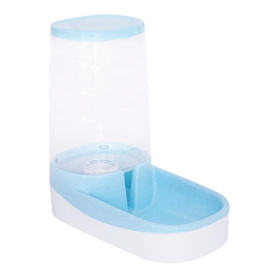 

Кормушка для домашних животных 3,8 л, автоматический диспенсер, большой корм для собак/водная основа, емкость для собак, нескользящая кормушка для маленьких домашних животных синий