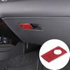 For Toyota Supra -2024 Glove Box Switch Trim Sticker Carbon Fibre Red
