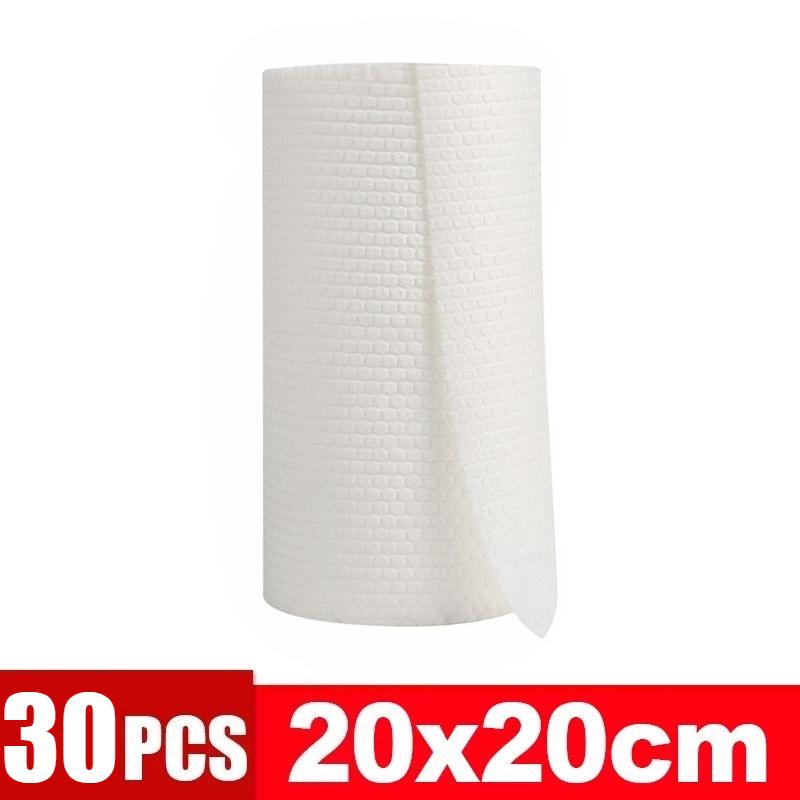 300pcs Disposable Lazy Rags Thickened Non-woven Dishcloths Kitchen Roller Cleaning Dishes Cloth Super Absorbent Towels Cleaner Wipes