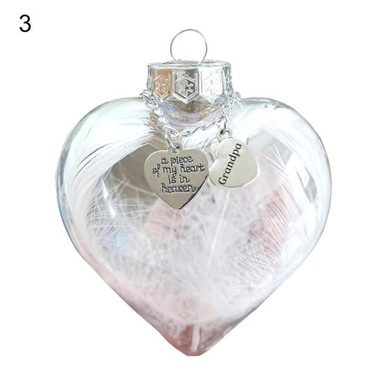 

Пустой шар-подвеска в скандинавском винтажном стиле для вечеринки, подвесная коробка в форме сердца для украшения рождественской елки