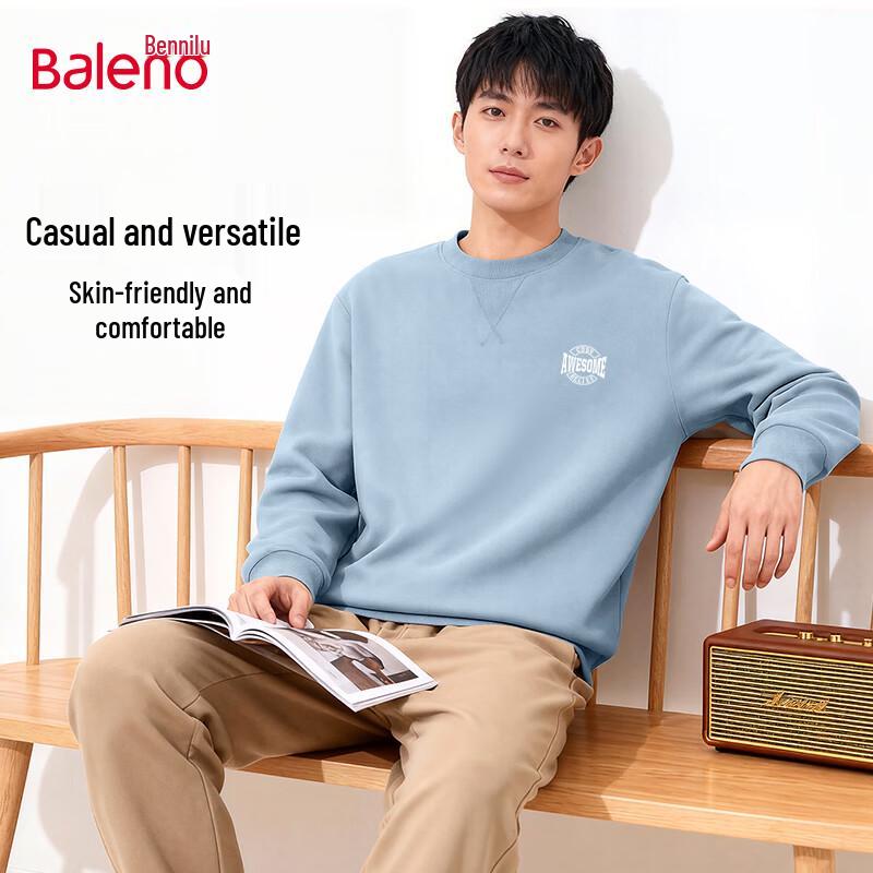 Baleno Men s Winter Fleece Lined Pullover Sweatshirt M