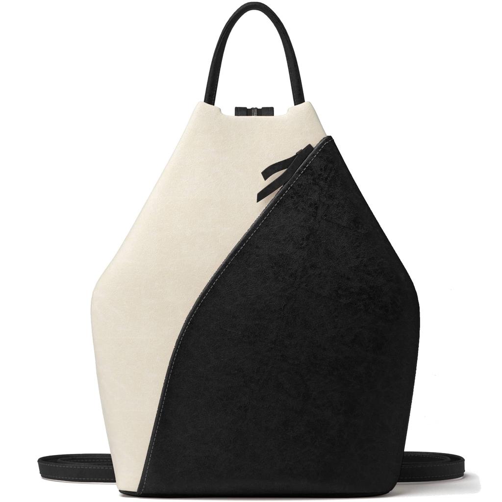Damen Rucksack Vegan Zweifarbig und Stylisch