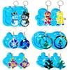 Christmas Silicone Mold Holographic Epoxy Resin Mold DIY Keychain Charm Mold