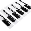 Car body side emblem rear logo external sticker  for Mercedes-Benz BITURBO 700 800 900 W204 W205 W210 W212 W168 CLK GLA, LS, A20