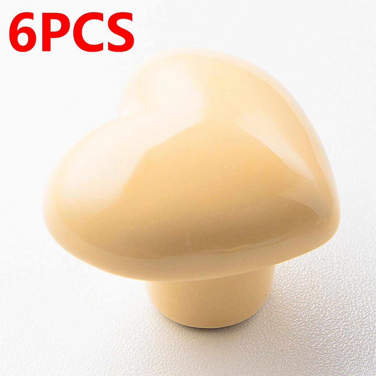 

6 шт. Ручки для ящиков, ручки для шкафов, синие и белые фарфоровые керамические ручки для кухонных шкафов, дверные ручки для шкафов в ванную комнату жёлтый