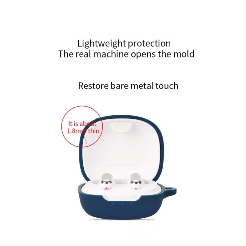 Compatible for T280TWS Shockproof Wireless Earphone Sleeve Impact-resistant Housing Antidust Washable Silicone Covers