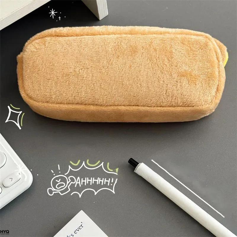 Pencil Cases For Kids Girls Cute Cartoon Bear Pencil Pouch Organizer Pen Bag School Stationeries Gifts