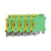 50Pcs DIN Rail Mount Terminal Grounding Terminals Block for Electrical Connections USLKG‑6