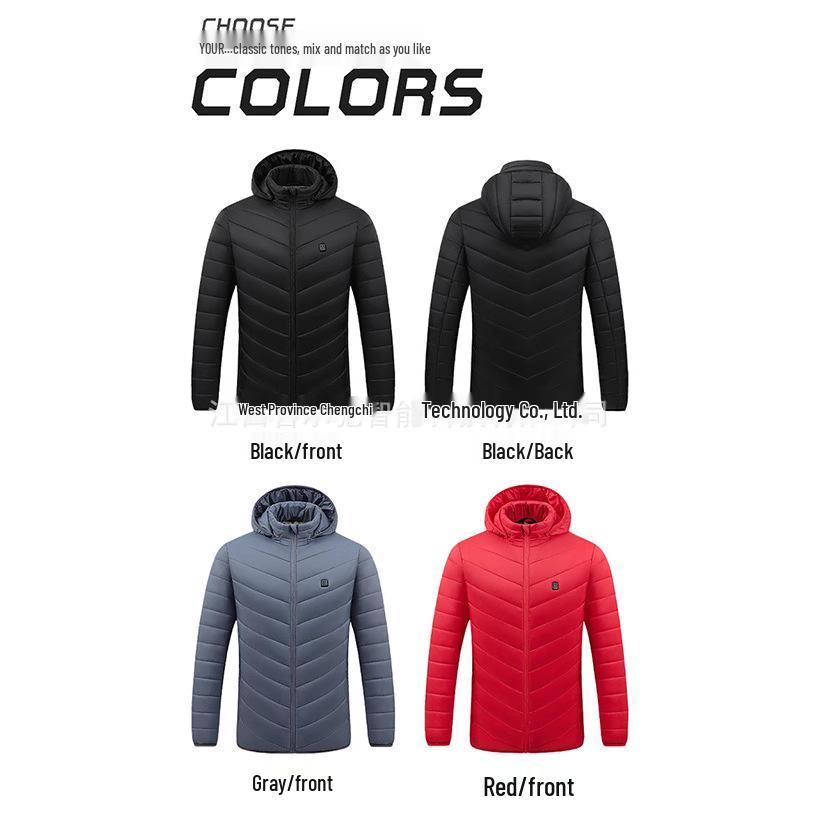 USB-beheizte Baumwolljacke mit einstellbarer Temperaturregelung