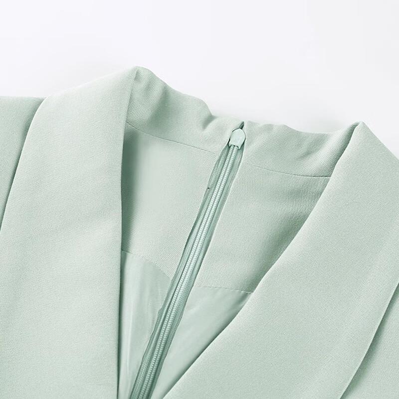 Trolman V-Neck Suit Dress