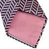 Used Dunhill tie silk pink Navy business