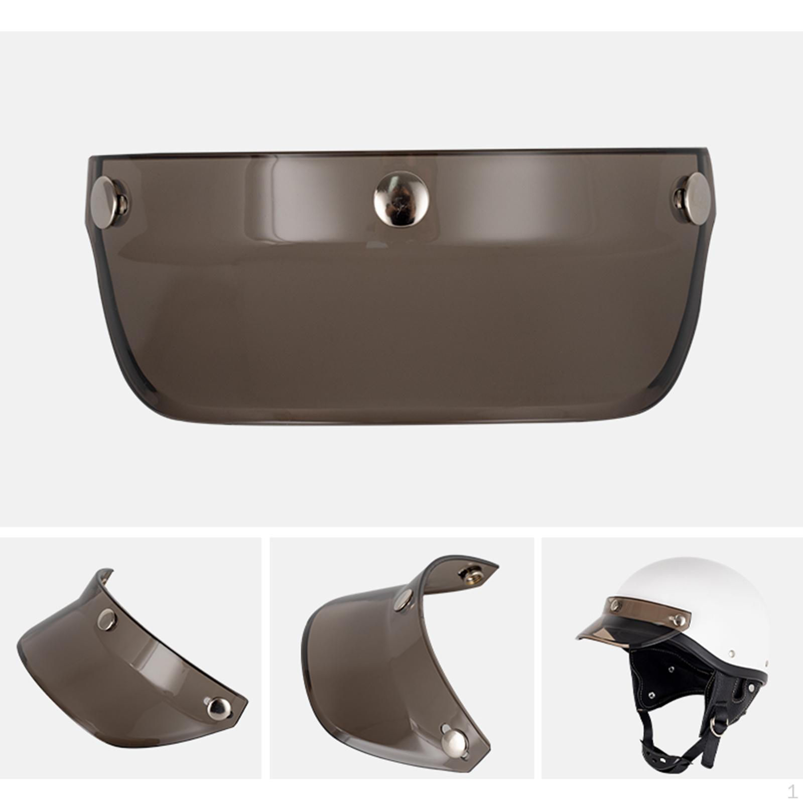 

Шолом Visor Peak Cover Protector 3 Snap Sunshield для шоломів 3/4 Direct Coffee