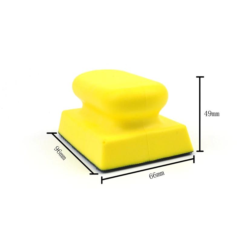Sanding Disc Holder Sand paper Backing Polishing Pad Hand Grinding Block PU Foam Sanding Disc for Polishing Wood and Metal