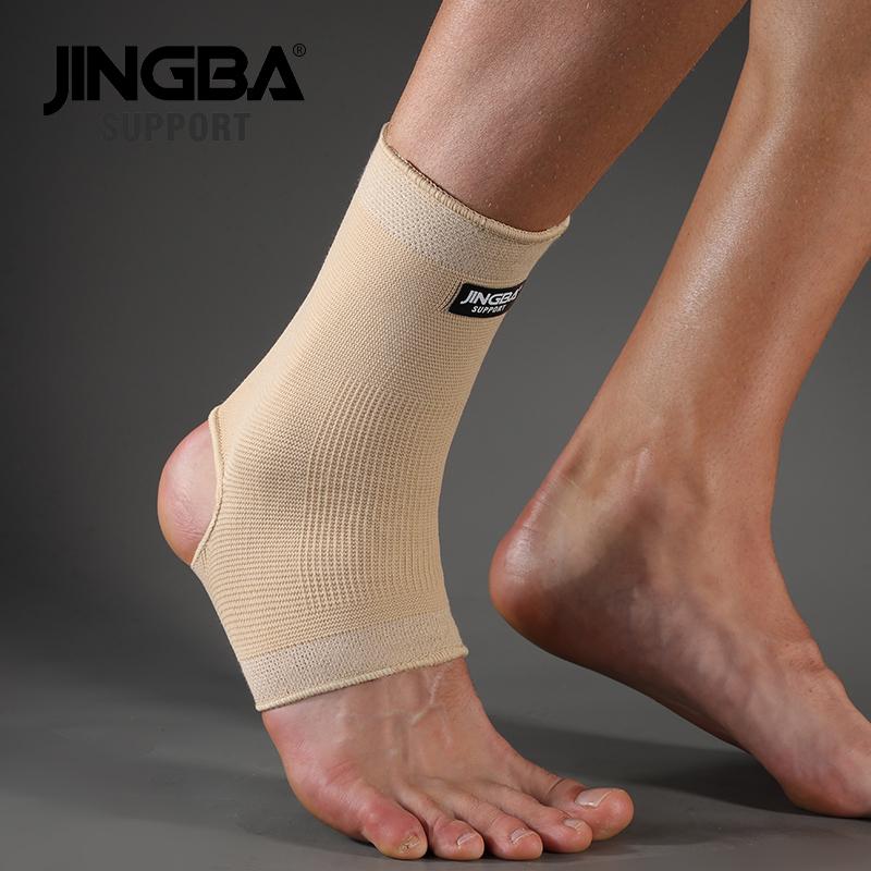 Jingba Support 1 Pcs Black Nylon Compression Ankle Brace for Outdoor Sports Joint Protection Dropshipping