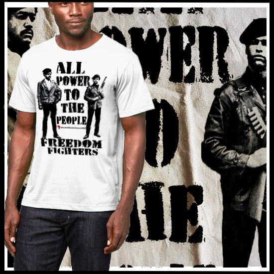 

Huey P Bobby Seale T-Shirt Black History African Melanin African Pride Freedom L