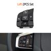 Steering Wheel Switch Button Cover Replacement For Land Rover Discovery Sport For Jaguar XE XF F-PACE C-PACE 2015-