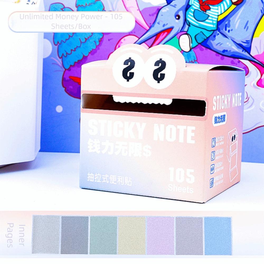 105 Sheets Korean Style Sticky Notes Message Stickers  for Office School Supplies Stationery