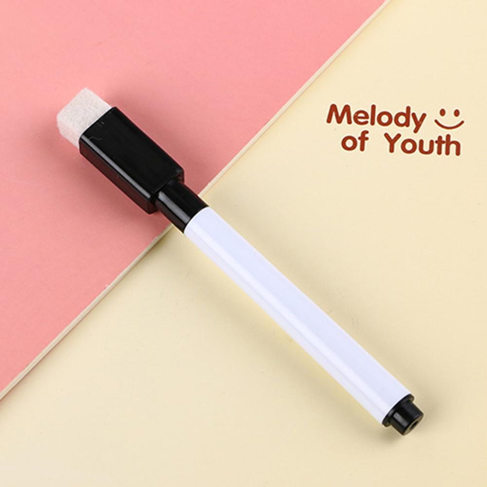 Gosear/® 10 Pcs Whiteboard Pen Rewritable White Board Dry Erase Markers Pens with with Eraser Cap Red